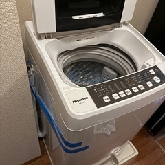 【差し上げます】洗濯機Hisense HW-T55C