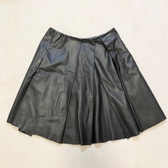 セオリー　リュクス　レザースカート　Sサイズ