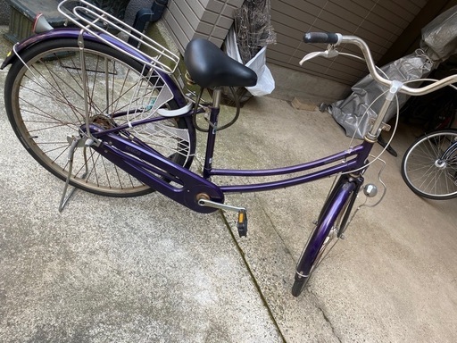 ブリヂストンパープル色自転車