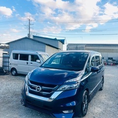 平成29年日産セレナ プロパイロット HYBRID 距離　74,...