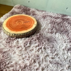 薄ピンクラグマット2畳くらいの画像