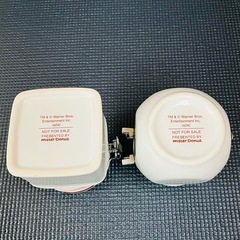 【新品】陶器 ポット 調味料入れ ミスド レトロ キャニスターの画像