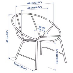 【4/29まで】IKEA ラタン  チェアの画像