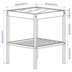 IKEA サイドテーブル　NESNA ネスナの画像