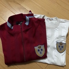 水戸葵◯高  男子ジャージ 赤５点 美品！