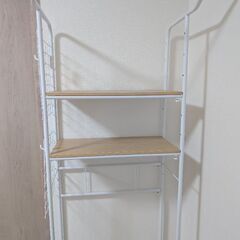 【使用期間1週間】洗濯機上収納の画像