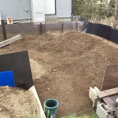 コンクリートガラ　庭土の画像