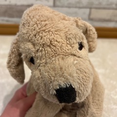 犬のぬいぐるみの画像