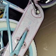 自転車　メゾピアノ　16インチ　譲渡証明書　　補助輪　スタンド付き　の画像
