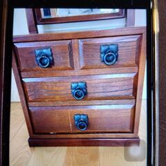 座鏡 和風姿見（一面鏡）アンティークの画像