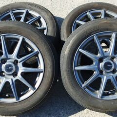 超バリ溝❗ 国産タイヤ ブリジストン❗ 155/65R14 アル...