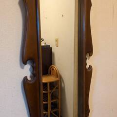 東久留米市　保管　中古美品　姿見　玄関　壁掛け　全身ミラー