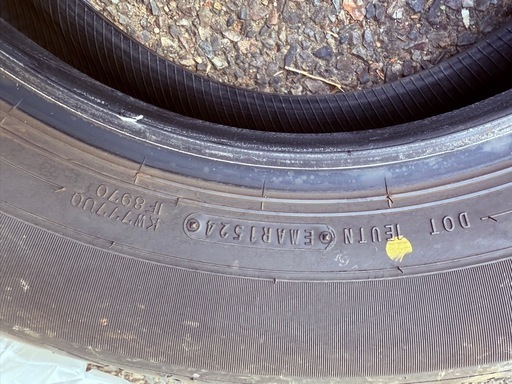 ジムニーシエラ　195/80R15 純正タイヤ　