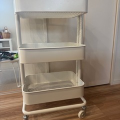 【お譲り先決定】イケア　ロースコグワゴン　美品