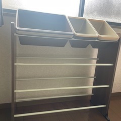 （決まりました）おもちゃ箱　おもちゃ収納の画像