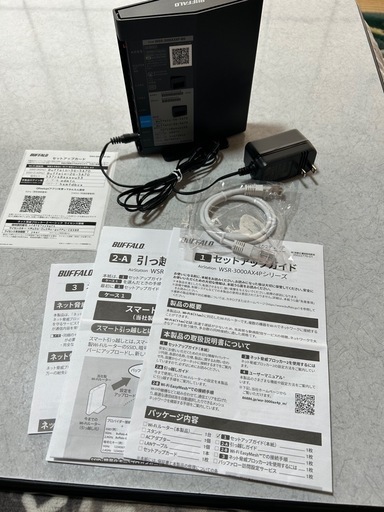 高速wifiルーター WSR-3000AX 4P-BK