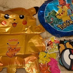 ポケモンバルーン風船セット ピカチュウ誕生パーティー日飾りの画像