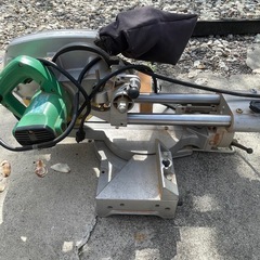 動作確認済み【日立工機】卓上スライド丸のこ 216mm C8FB 大工道具 電動工具の画像