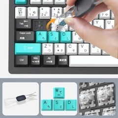 メカニカルキーボード KB82075% ガスケットゲーミングキーボードの画像