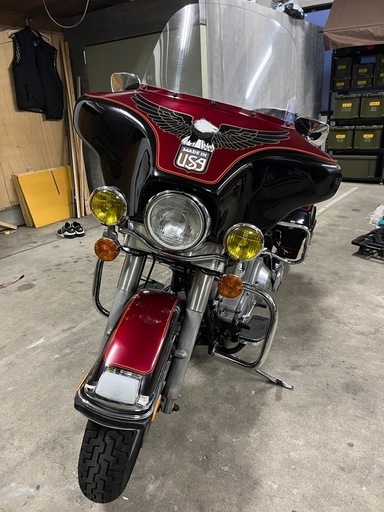 《実動》FLHTC☆EVO☆Harley-Davidson☆車検付R8.10迄☆ディラー車☆説明文を良く読んでください