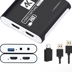 HDMIキャプチャーボード4Kパススルー対応 1080P60FPS USB3.0の画像