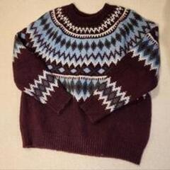 譲渡先決まりました　ニコアンド　フェアアイル柄ニットセーター