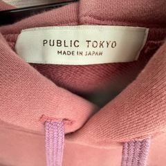 PUBLIC TOKYO ピンク パーカー Mの画像