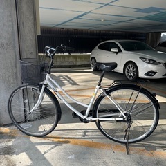 自転車　良好　ホワイト　