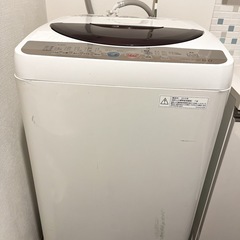 シャープ洗濯機の画像