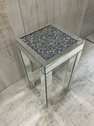 J85⭐️ ダイヤテーブル diamond Table low ロータイプ 鏡 サイドテーブル 花台 ミラーテーブル ゴージャス ショ