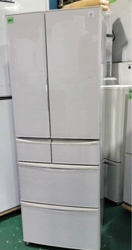 プラズマクラスター搭載✨SHARP 430L 6ドア 冷蔵庫 自動製氷付き