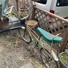 ビンテージ自転車の画像