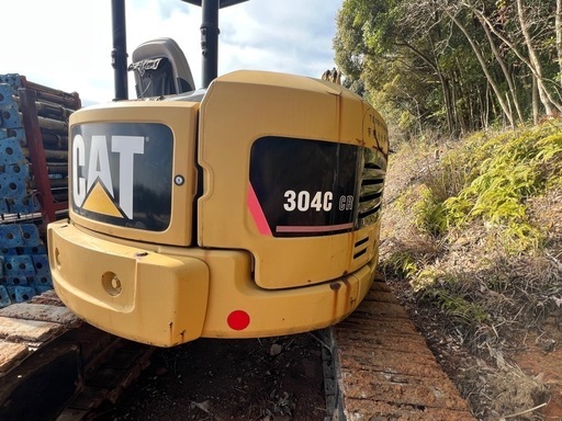 残り3日で受付終了　ユンボ　バックフォー　CAT304CCR 
