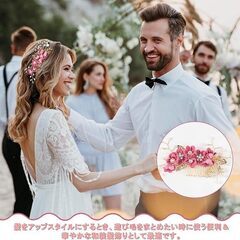 ☆新品【huazontom】髪飾り３点セット★卒業式・結婚式の画像