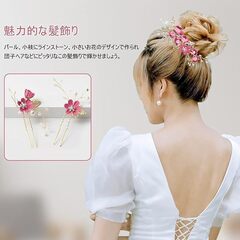 ☆新品【huazontom】髪飾り３点セット★卒業式・結婚式の画像