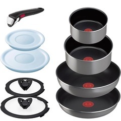 ティファール  鍋フライパン取って9点セット T-fal 