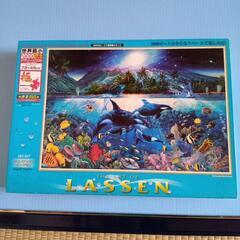 ラッセンジグソーパズル(3ピース不足)、専用パネルの画像