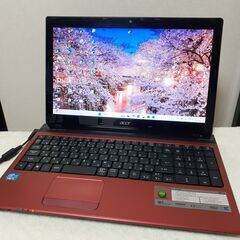 【お取引中です】acer　15インチ　core i5　8GB　S...