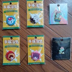 手塚治虫マンガキャラクター　缶バッチとピンバッチ