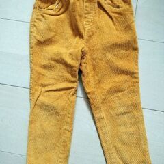 マスタード色♪コーデュロイボトムス95cm