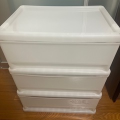 【ニトリ】リビングチェスト FD-PWH 3段の画像