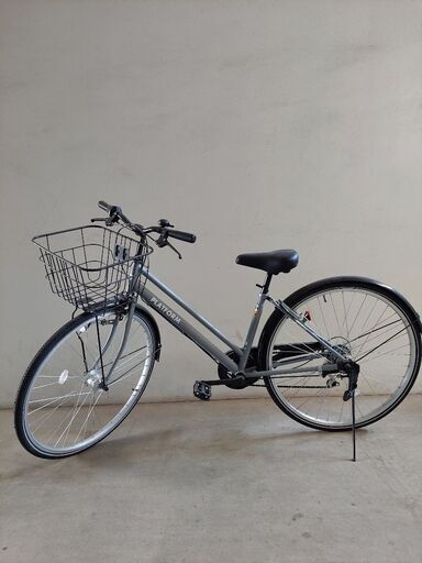 【美品】変速付２７インチ自転車　オートライト