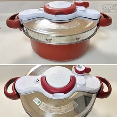 【終了𖤐】ティファール　圧力鍋　5.2L　3〜5人用