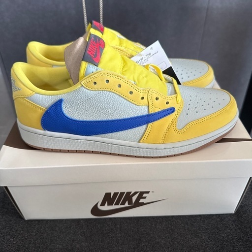 Travis Scott × Nike Women's Air Jordan 1 Retro Low OG "Canary"
