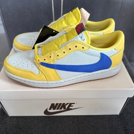 Travis Scott × Nike Women's Air Jordan 1 Retro Low OG "Canary"