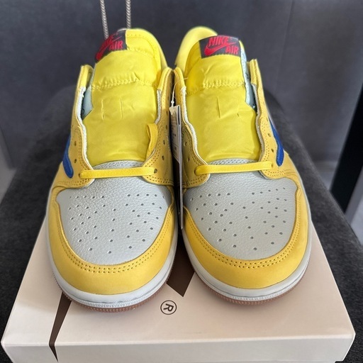 Travis Scott × Nike Women's Air Jordan 1 Retro Low OG "Canary"