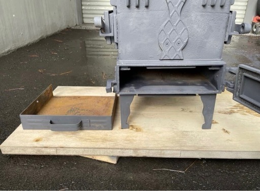 値下げ】引取限定【鋳物ストーブ】メーカー不明 骨董品？！重量物