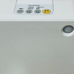 IRIS OHYAMA セラミックファンヒーター　JCH-12D2-W　2018の画像