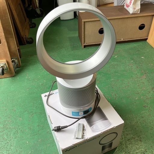 【極美品】Dyson ダイソン　扇風機　リモコン付き　家電　白　ホワイト