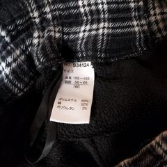 ブラックチェックタイトスカート Sサイズの画像